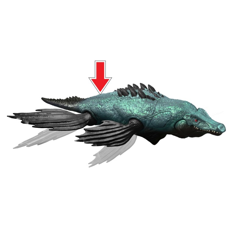 Jurassic World: Survival Action Figure Gigantic Thrashers Liopleurodon 30 cm