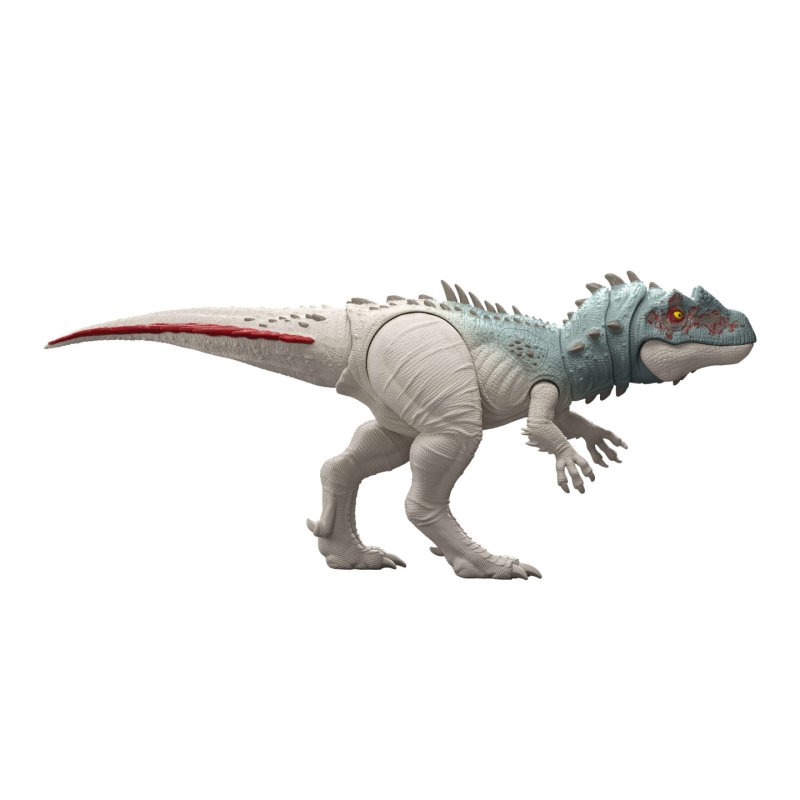 Jurassic World Gigantic Thrashers Torvosaurus Dinosaur Action Figure Toy, 2 Attacks & Evolve Feature