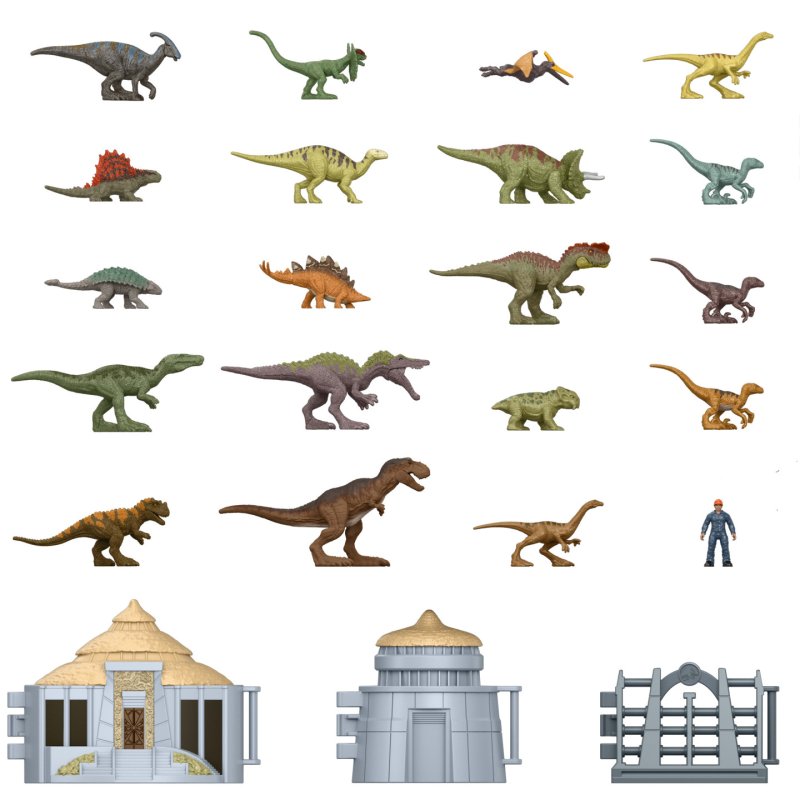 Jurassic Park Minis Advent Calendar Island Visitor