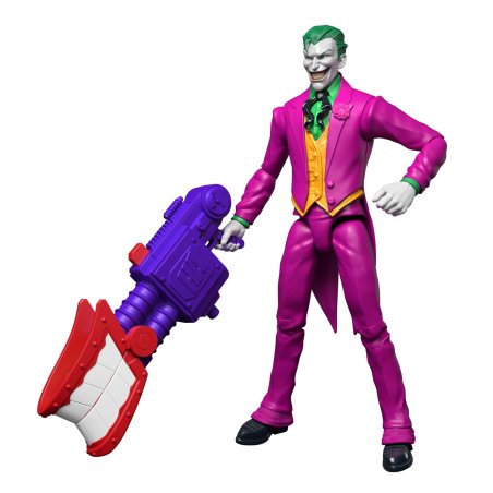 Mattel DC Premier 6.5 Inch The Joker Action Figure Series 1, 22 Articulations, Chatter Teeth Weapon