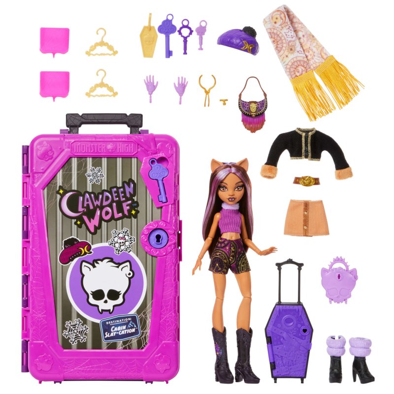 Monster High Monster High-Monstrueux Secrets-Coffret poupée Clawdeen Wolf