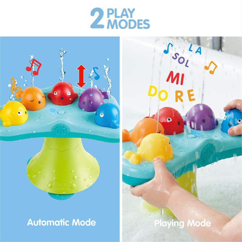 Hape Musical Whale Fountain Jeux pour le bain Multicolore