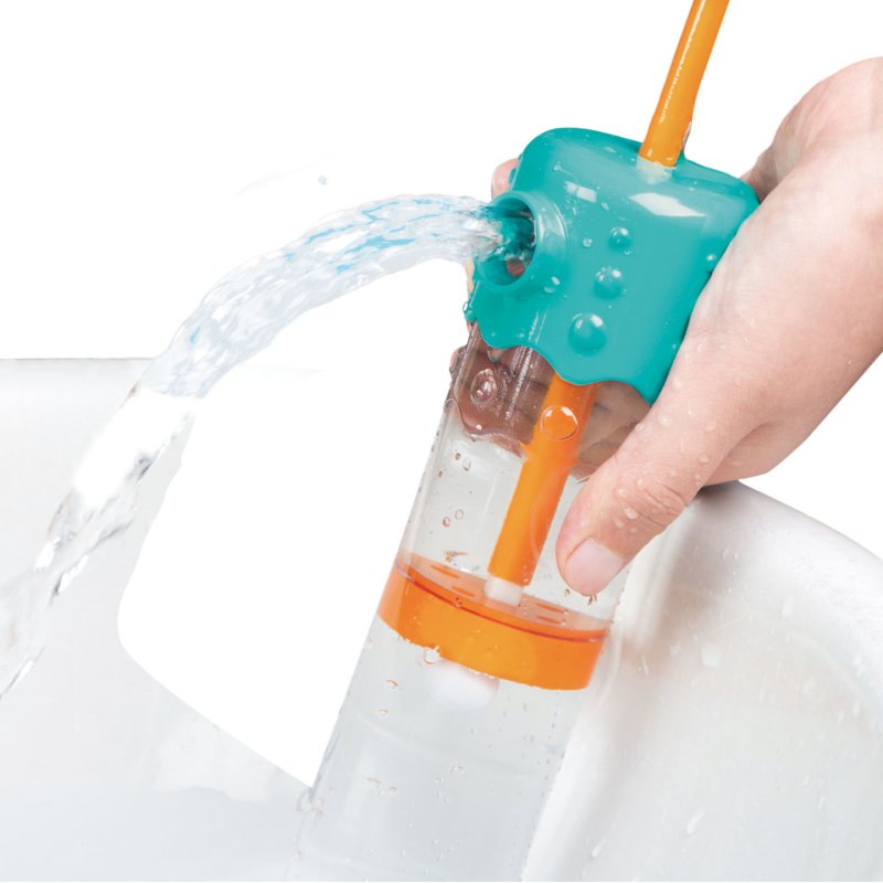 Hape E0210 jeu, jouet et adhésif de bain Jouet de bain Bleu, Orange, Transparent