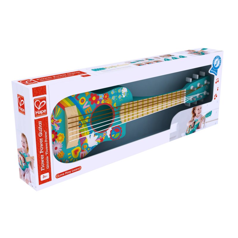Guitare flower power