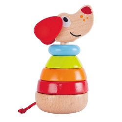 Chien Puppy arc-en-ciel à empiler