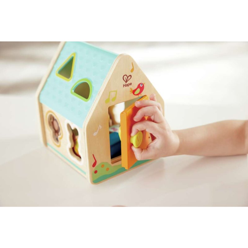 Hape Critter House Shape Sorter jouet à moteur
