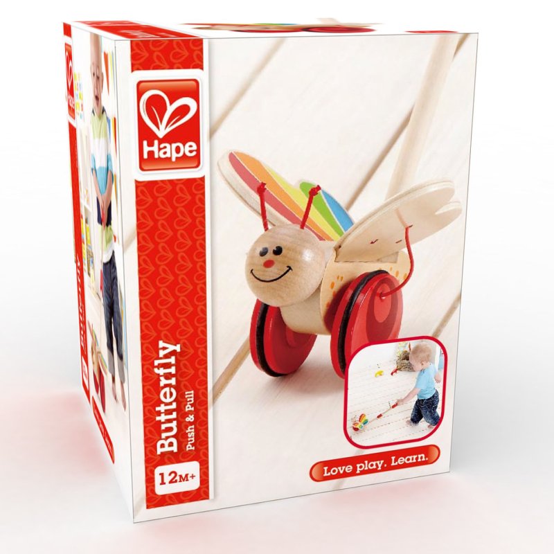 Hape E0340 jouet à tirer et à pousser