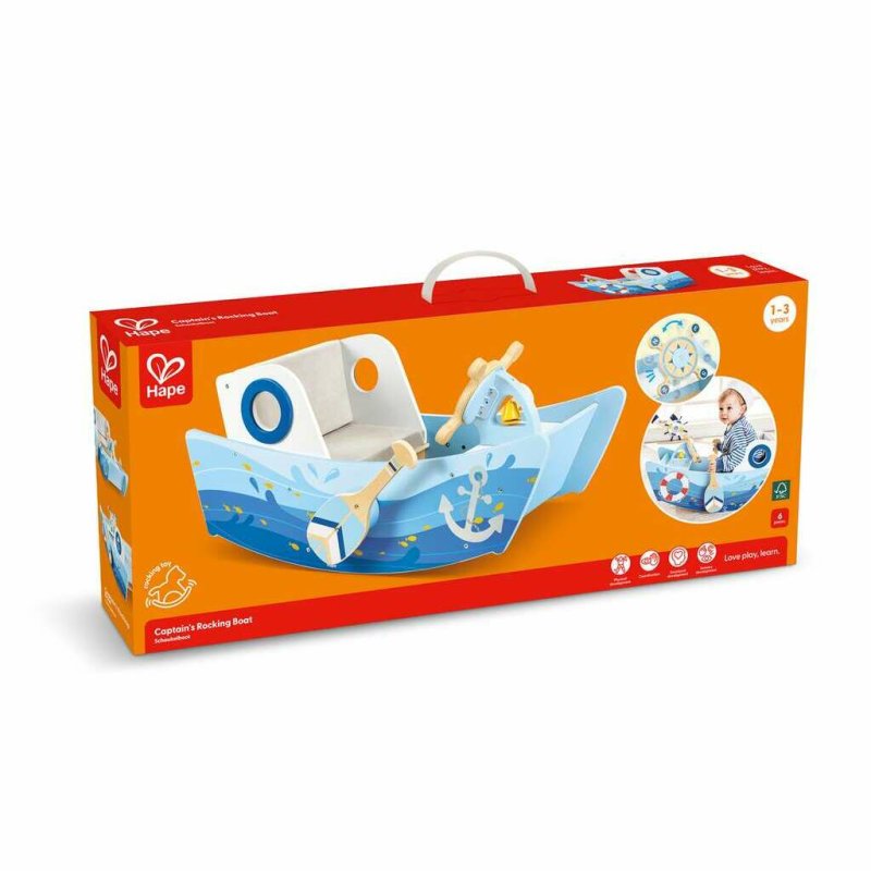 Hape Captain''s Rocking Boat