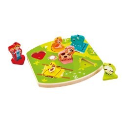 Hape E1614 puzzle Block puzzle Animals