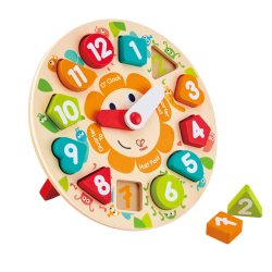 Puzzle à grosses pièces horloge