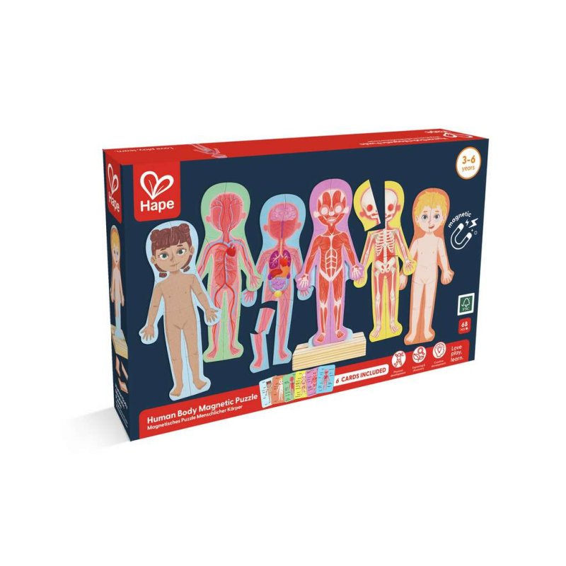 Puzzle aimenté - assemble le corps humain