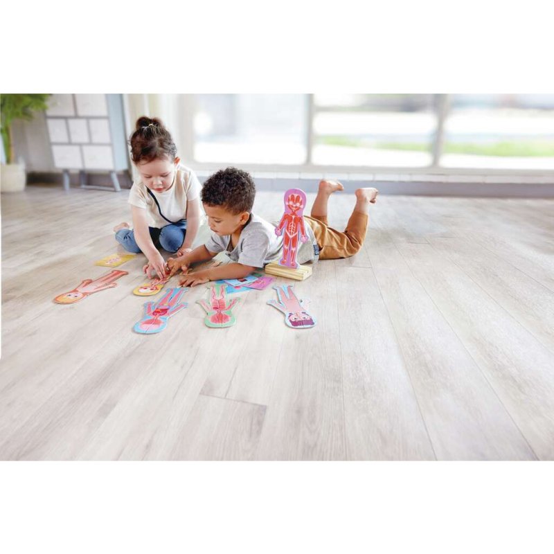 Puzzle aimenté - assemble le corps humain