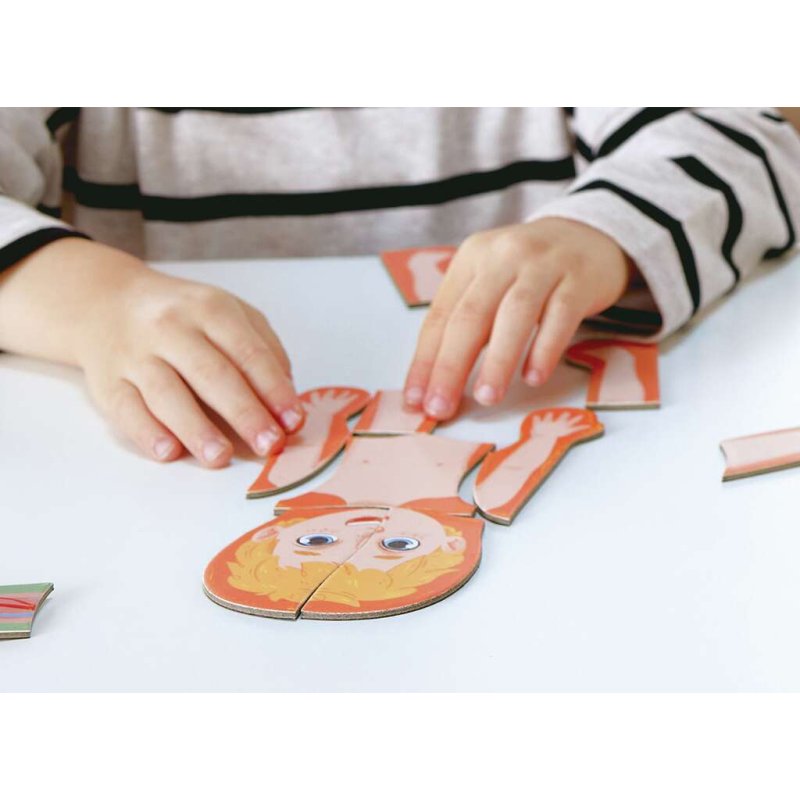 Puzzle aimenté - assemble le corps humain