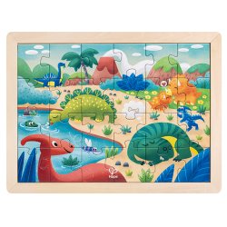 Puzzle dinosaures 2 en 1