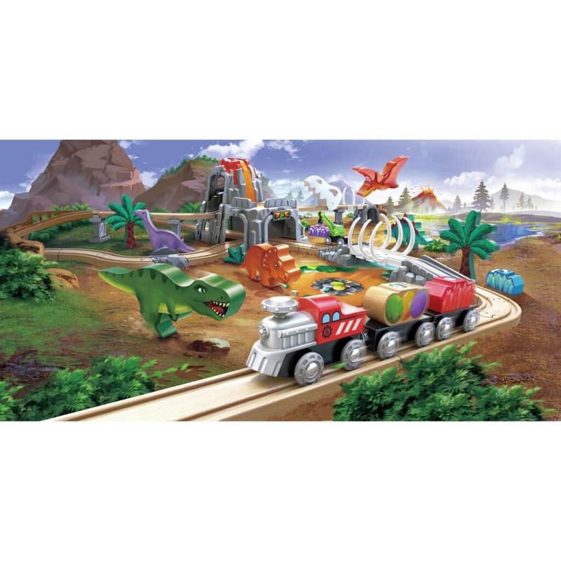Hape Dino Railway Adventure Set
