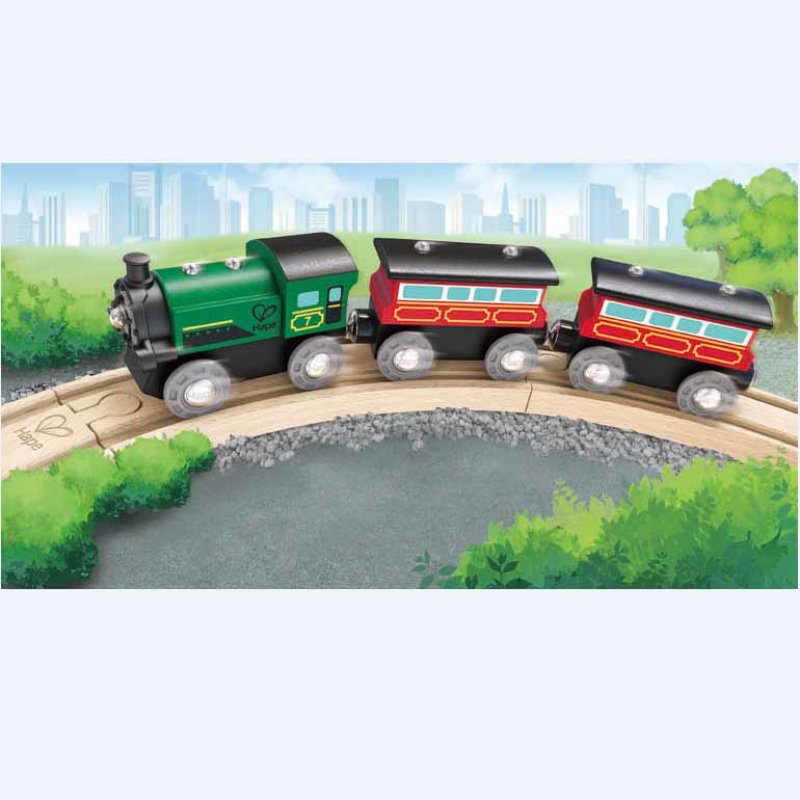 Hape TRAIN DE VOYAGEURS DE L'ÈRE DE LA VAPEUR