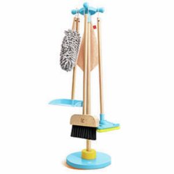 Support pour balais et set de nettoyage