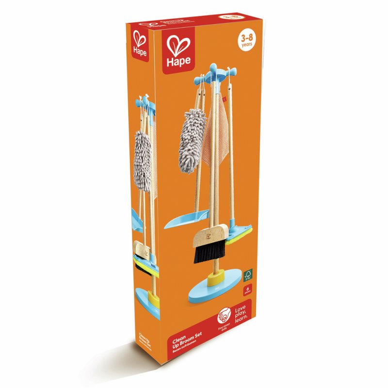 Support pour balais et set de nettoyage