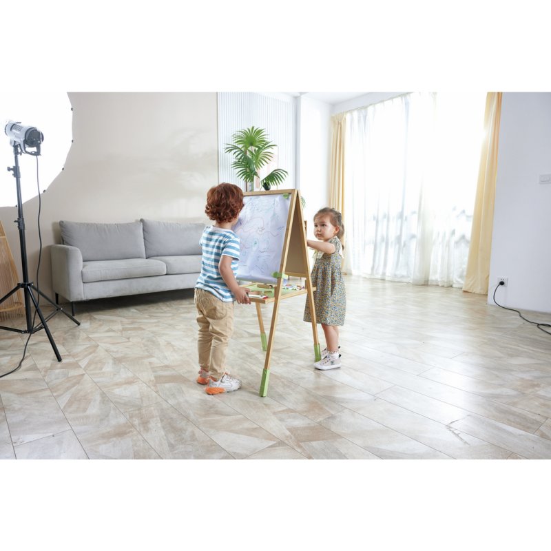 Hape Step Up Bamboo Easel Vert, Bois