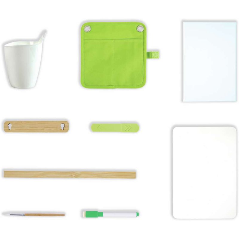 Hape Portable Bamboo Easel Green, Wood