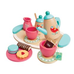 Set de thé en bois