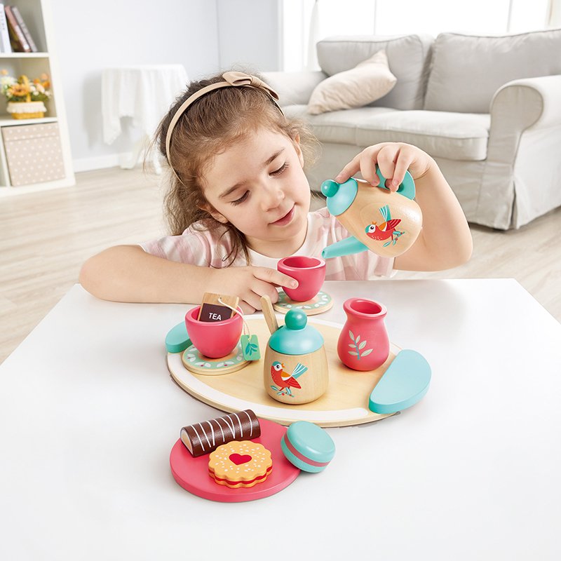 Set de thé en bois