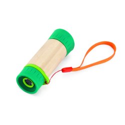 Hape Jeu d’extérieur exploration en bambou Nature Fun - Télescope règlable - dès 3 ans et 