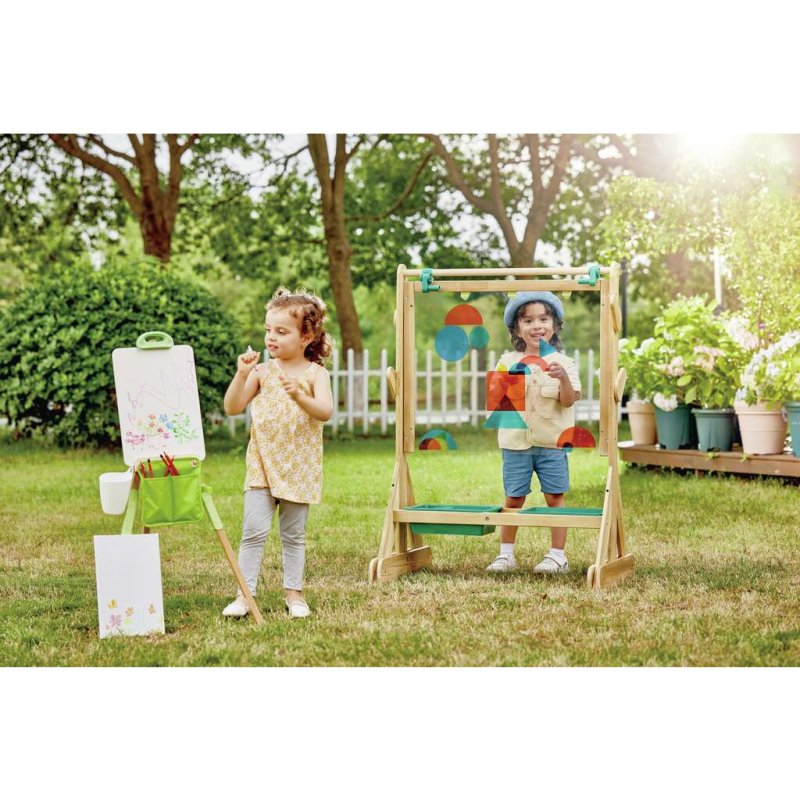 Hape Outdoor Art Easel Wood