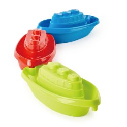 Hape E4091 bath game/toy/sticker Bath boat Blue, Green, Red
