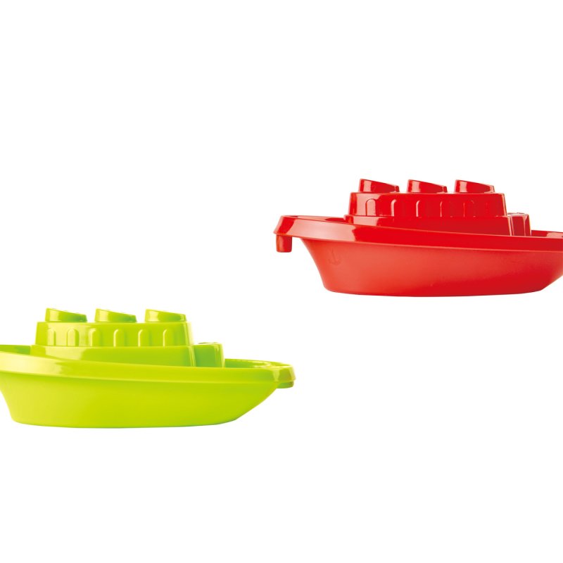 Hape E4091 bath game/toy/sticker Bath boat Blue, Green, Red