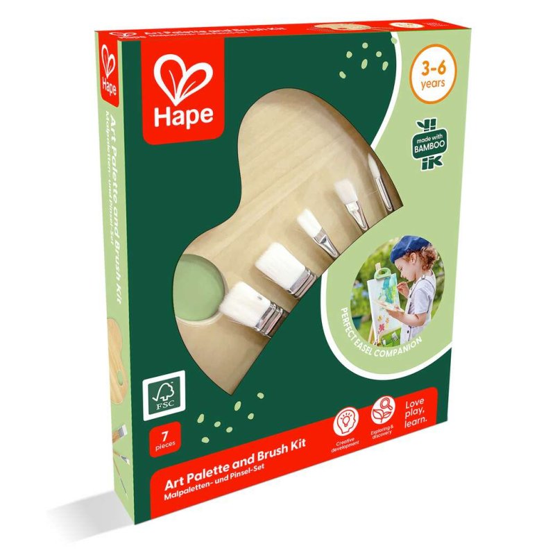 Hape Art Palette and Brush Kit