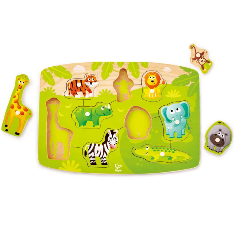 Puzzle à boutons jungle