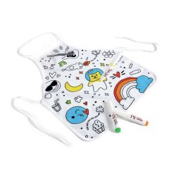 Hape Colour Me Art Apron painting apron Children White