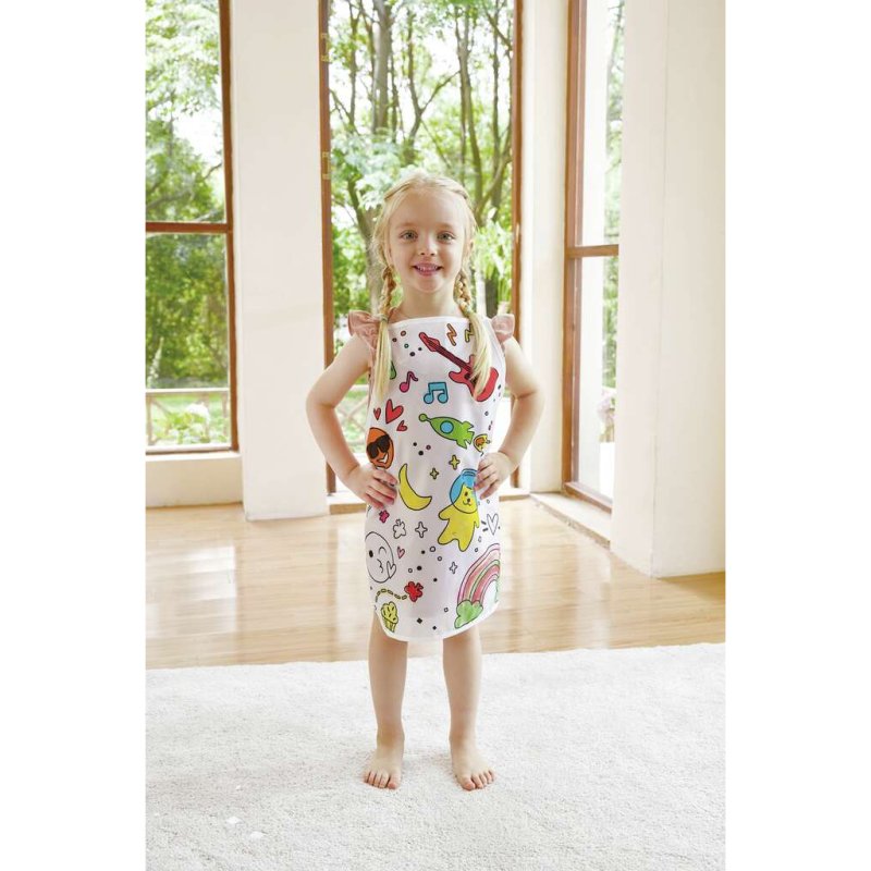 Hape Colour Me Art Apron painting apron Children White