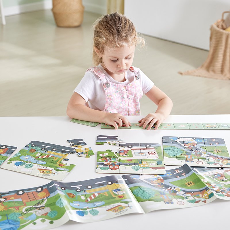 Hape E1639 puzzle Block puzzle 71 pc(s) Children