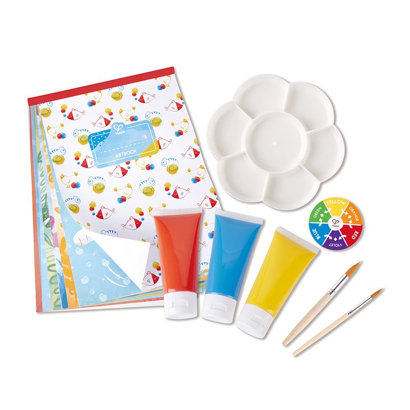 Coffret artistique mélange des couleurs