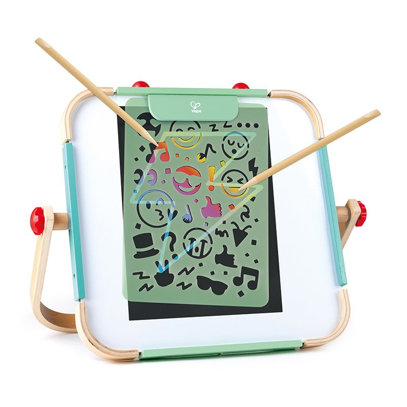 Coffret artistique tableaux à gratter