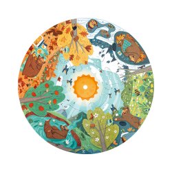 Puzzle circulaire 4 saisons