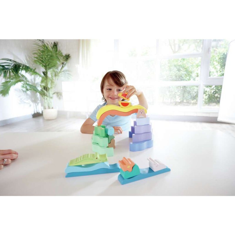 Hape Nature Scene Stacking Blocks motor skills toy