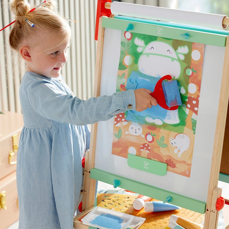 Coffret artistique peintures à l'éponge