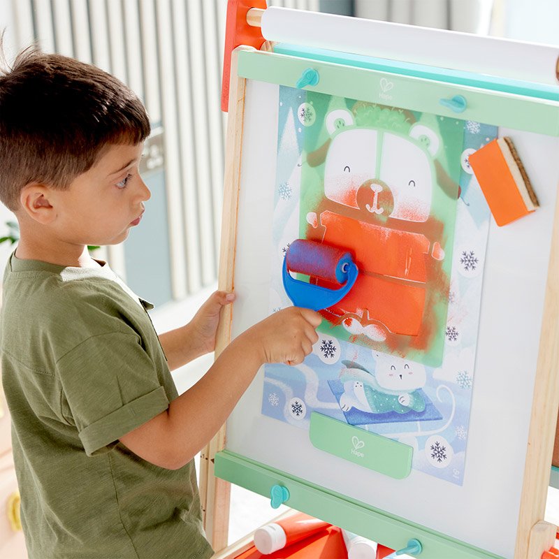 Coffret artistique peintures à l'éponge