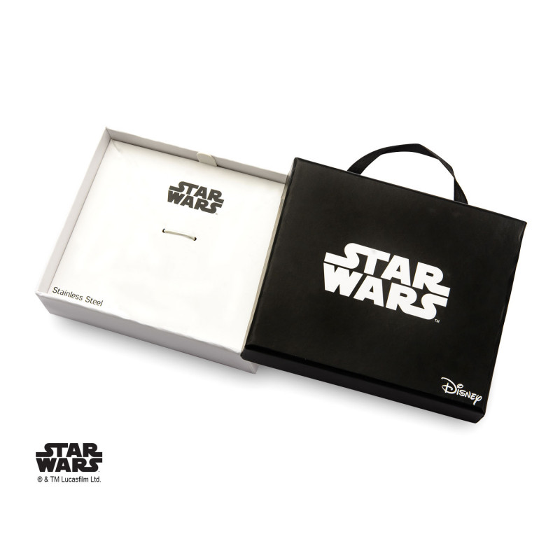 STAR WARS - Rebel Alliance Symbol with Clear Gem Bangle Bracelet