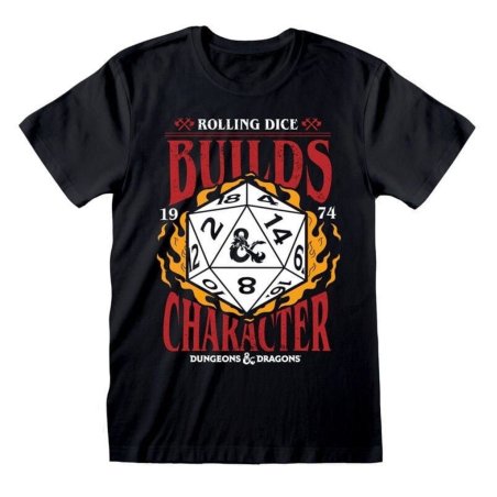 DONJONS ET DRAGONS - Builds Character - T-Shirt Homme (L)