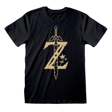 T-SHIRT ZELDA BOTW SWORD ICON M
