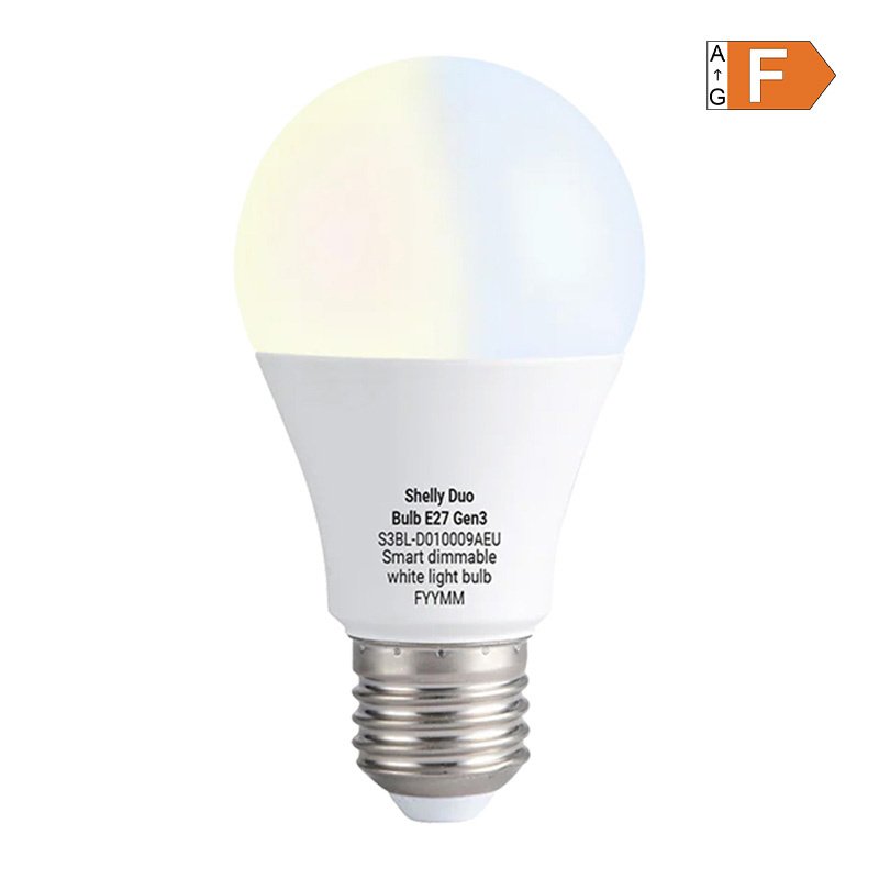 Shelly · Plug & Play · Duo Bulb E27 Gen3 · LED Lampe · dimmbar · Messfunktion · WLAN · BT