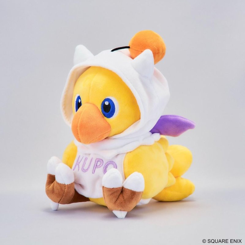 FINAL FANTASY - Chocobo Moogle Hoodie - Peluche Picture Book 15cm