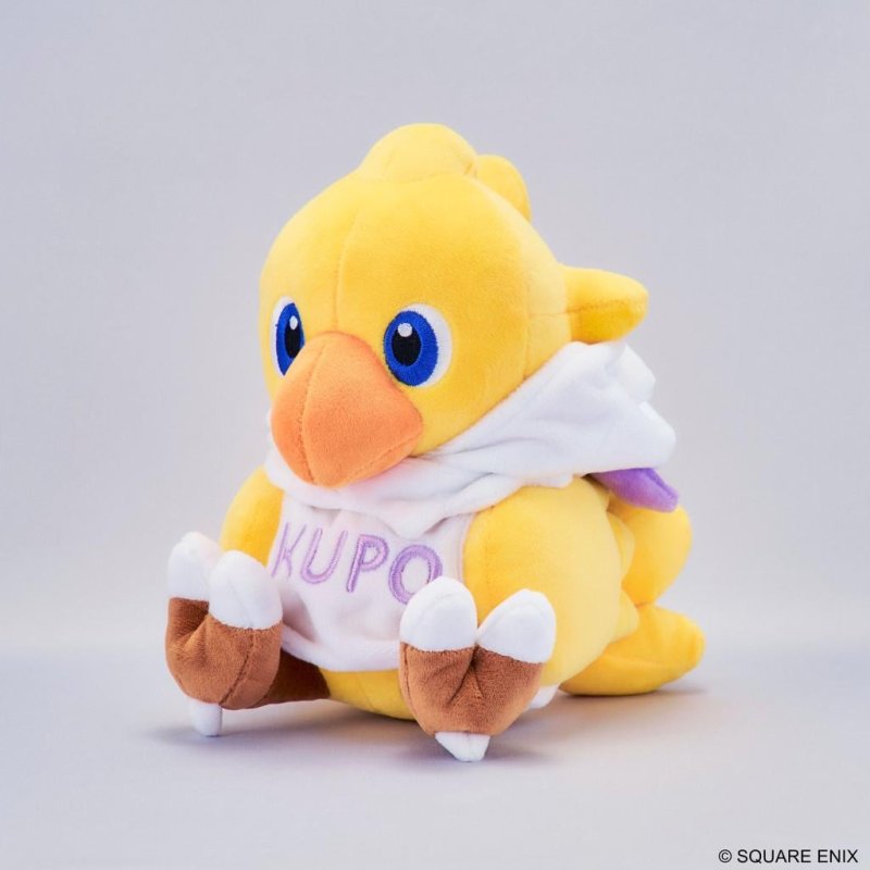 FINAL FANTASY - Chocobo Moogle Hoodie - Peluche Picture Book 15cm