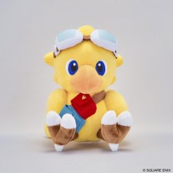 FINAL FANTASY - Chocobo & The flying ship - Peluche Picture Book 16cm