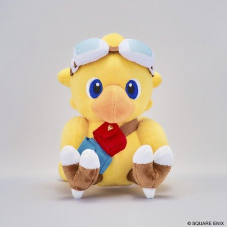 FINAL FANTASY - Chocobo & The flying ship - Peluche Picture Book 16cm