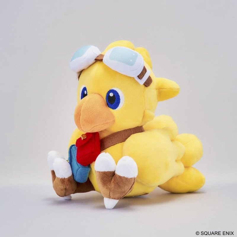 FINAL FANTASY - Chocobo & The flying ship - Peluche Picture Book 16cm